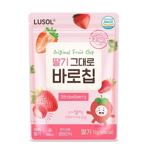 韓國 LUSOL 水果乾 蘋果/草莓/藍莓 Little Spoon 水果乾