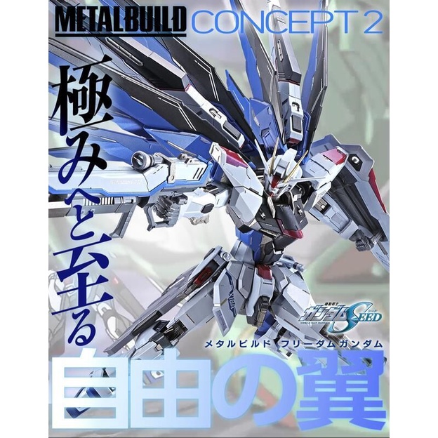 代理版 METAL BUILD(MB合金) 機動戰士鋼彈SEED 自由鋼彈 CONCEPT 2