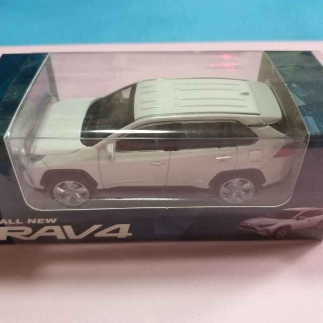 2019年最新 1/43 豐田 原廠 TOYOTA RAV4 模型車 迴力車 玩具車 合金車