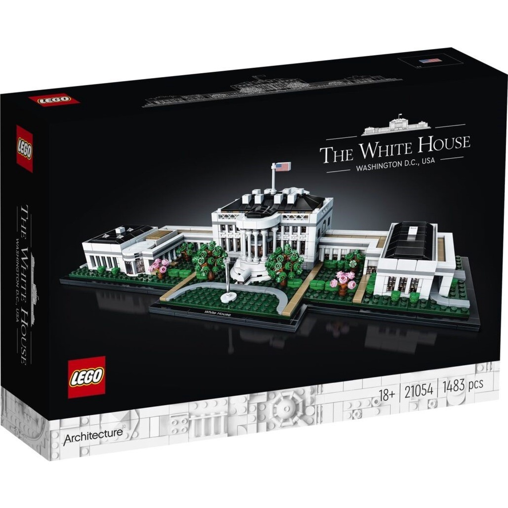 【台中OX創玩所】 LEGO 21054 建築系列 白宮 ARCHITECTURE 樂高