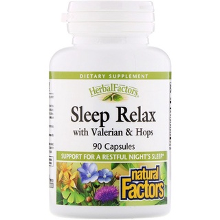 🛌Natural Factors Sleep Relax 😴草本幫助入睡膠囊 纈草 🍁加拿大 睡眠健康 寧靜