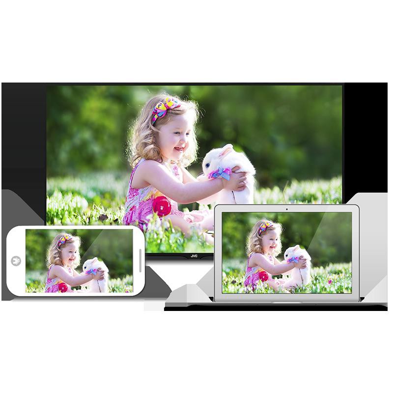 免運費+送基本安裝 JVC 55吋 防眩光 低藍光 4K 連網 UHD LED液晶 電視/顯示器 55X (視訊盒另購)