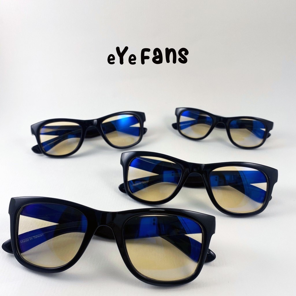 eYeFANS 兒童&amp;成人 UV400濾藍光眼鏡（過濾63%藍光）高彈性橡膠 XS.S.M.L. 官方直營店