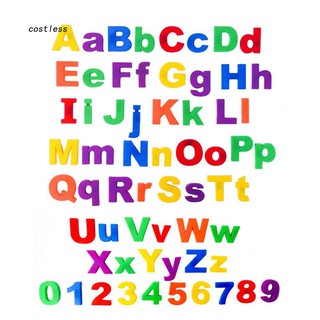 Ct 26 件小/大寫字母數字冰箱磁鐵兒童學習玩具