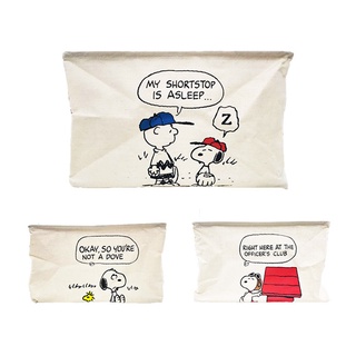 Snoopy 史努比 方形 帆布收納箱 收納桶 置物箱 胡士托/查理布朗