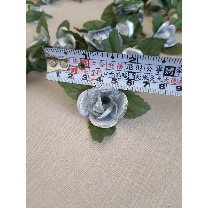Diy銀色玫瑰花頭 婚禮小物裝飾 蝦皮購物