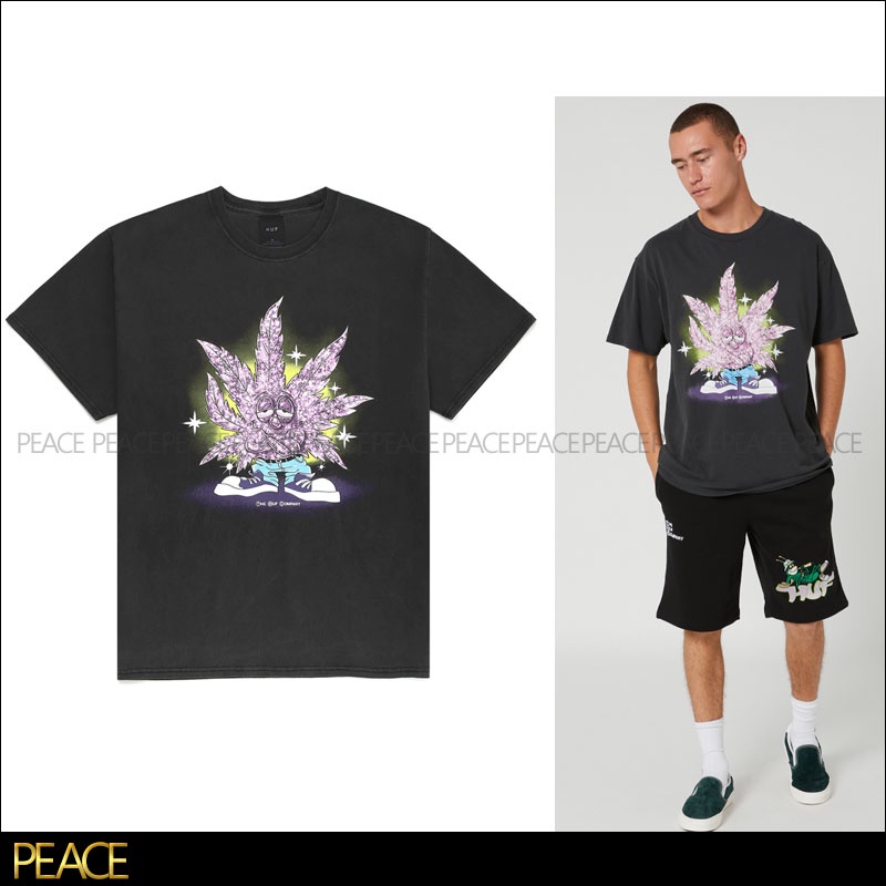 HUF】アロハシャツ マリファナ 大麻柄 Mサイズ 美品