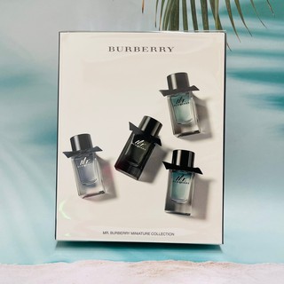 Burberry Mr. Burberry 男性小香禮盒組 (淡香精 5ml*1+淡香水 5ml*3)