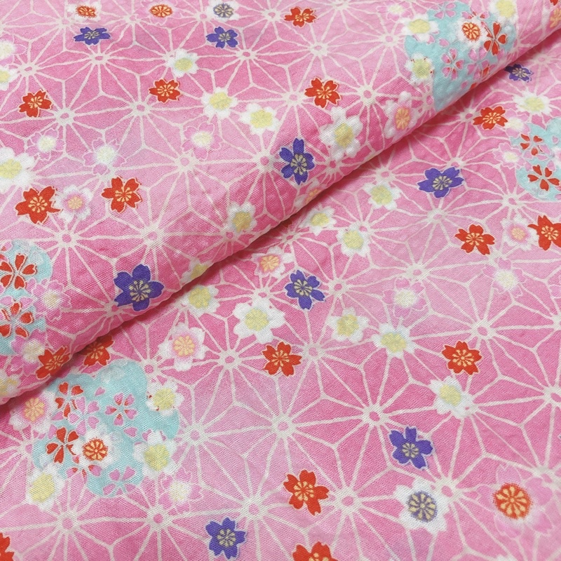 豬豬日本拼布 日式 和風 櫻花 泡泡棉布材質