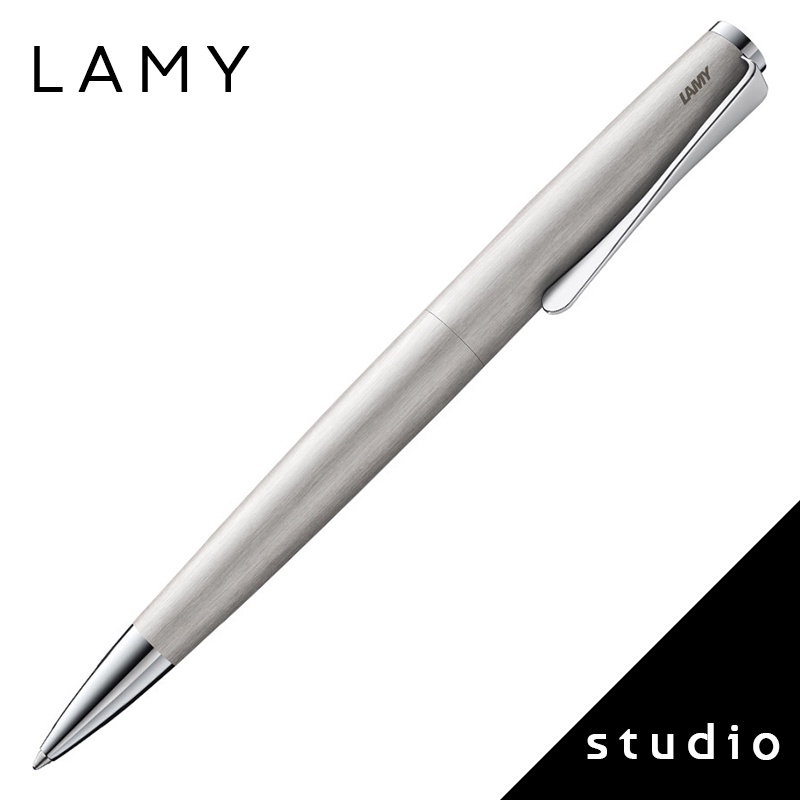 LAMY studio演藝家系列 265 不鏽鋼刷紋 原子筆 銀