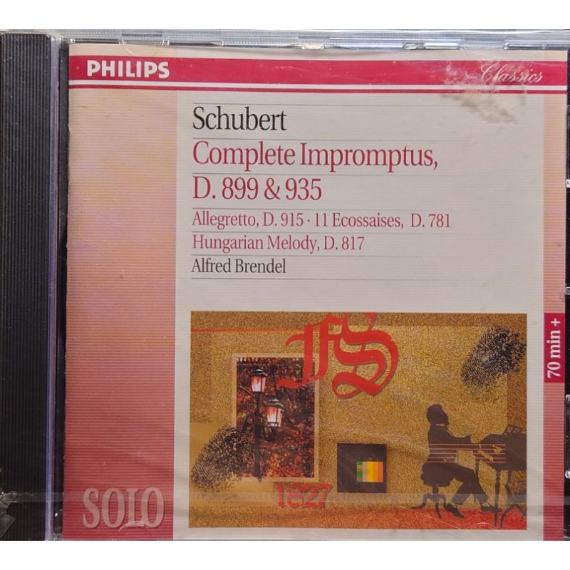 PHILIPS舒伯特 間奏曲集D899&amp;935 / 布蘭德爾 全新CD