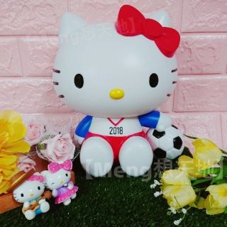 【Meng想天地】UNICORN 聯名Hello Kitty 2018瘋世足 足球 造型爆米花桶 威秀影城 KT爆米花桶