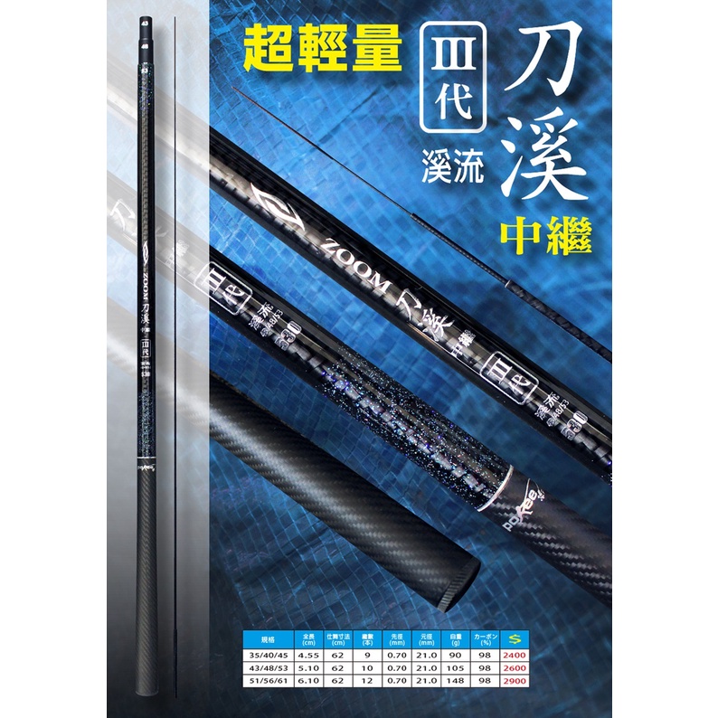 源豐釣具 🔥免運可分期 POKEE 太平洋 中繼刀溪3代 刀溪 三代 溪流竿 溪釣竿 手竿 釣竿 魚竿 溪哥 苦花 臭肚