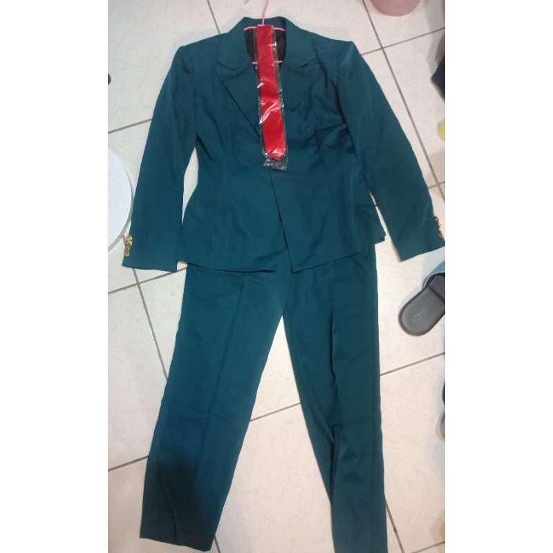 出租 售 Dr Stone 新石紀石神千空四週年深綠色西裝cosplay 蝦皮購物