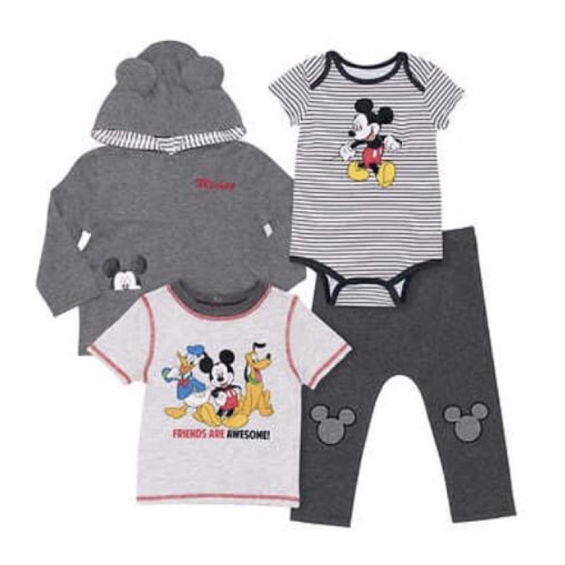 Disney Baby 美國代購 迪士尼幼兒米奇套裝 外套上衣內搭褲 18M