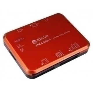 ★KINYO KCR-355 USB 2.0 多合一晶片讀卡機★