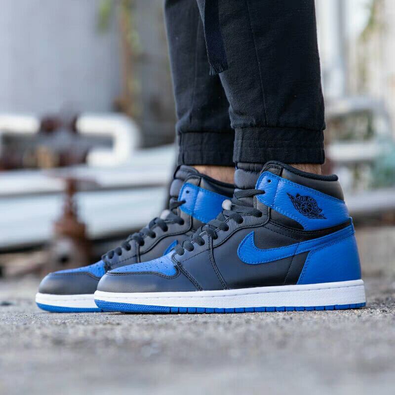 retro 1 royal blue