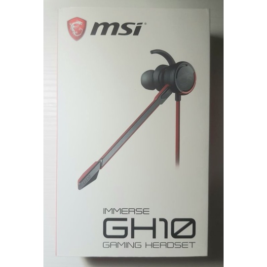 特價MSI IMMERSE GH10 耳塞式電競耳機