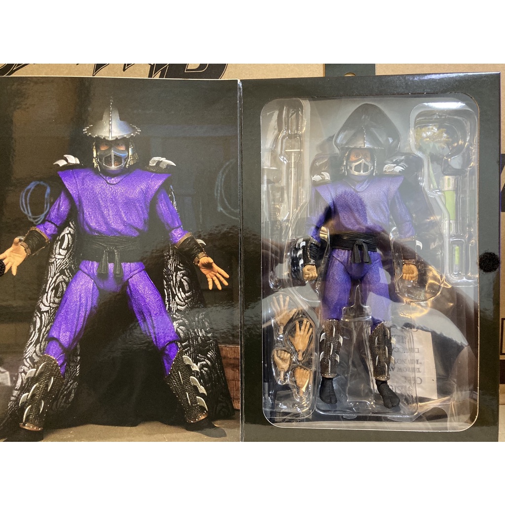 全新現貨 NECA 代理版 7吋 忍者龜II 軟泥的秘密 1991 Shredder 許瑞德 可動完成品