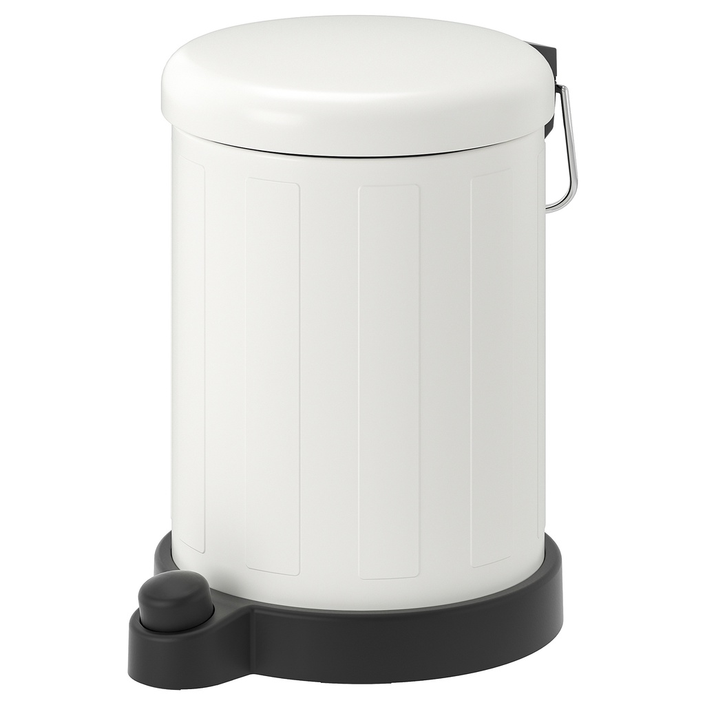 IKEA 宜家家居 熱銷商品 TOFTAN SNÄPP 垃圾桶 腳踏式垃圾桶 (白) 免運