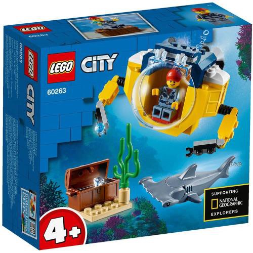（卡司 正版現貨）樂高LEGO 60263 CITY 城市系列 海洋迷你潛水艇