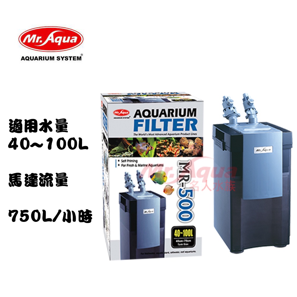 【MR.AQUA】免運 方型過濾桶 含濾材 MR-500 MR-1000 MR-1600 毛貓寵