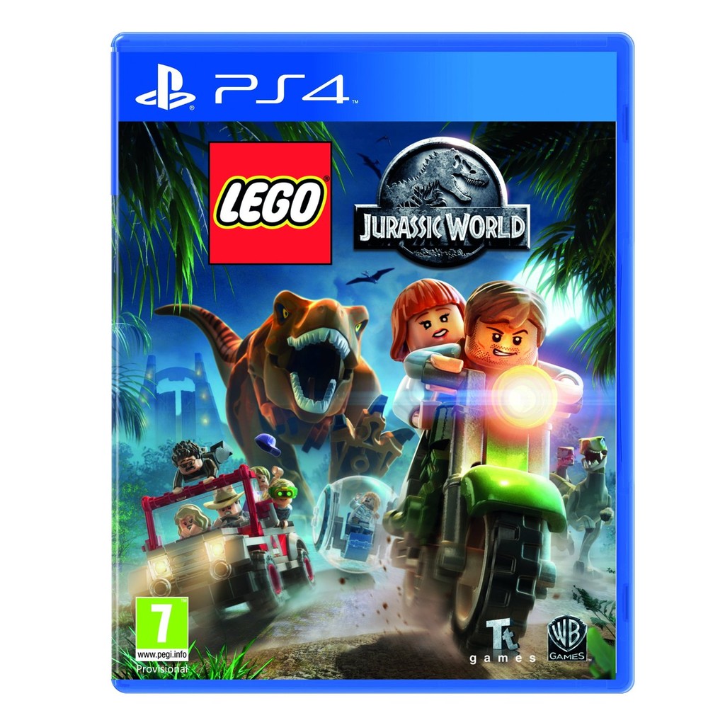 全新未拆 PS4 樂高：侏儸紀世界(含1-4集+數十個人物恐龍紅磚塊密碼) 英文版 Lego Jurassic樂高侏儸紀