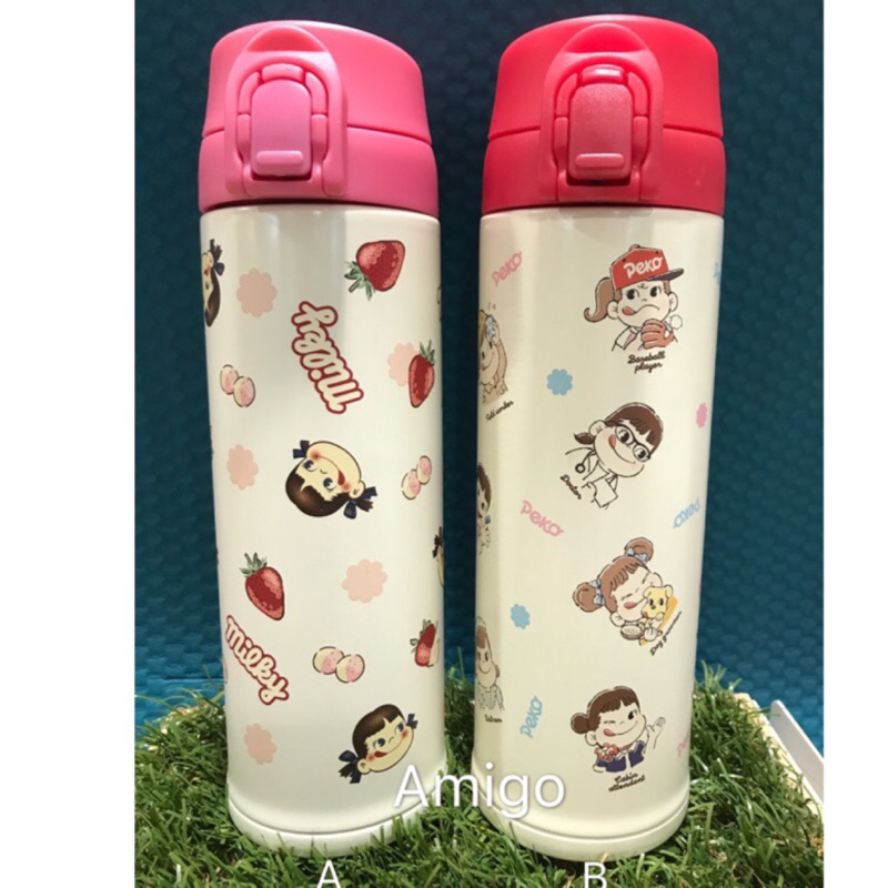 《朋友禮品》日本 ITSu0027DEMO FUJIYA 不二家 PEKO 牛奶妺 不鏽鋼保溫杯 保溫瓶 隨身瓶 300ml