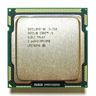 Intel i5-750 / 2.66GHz / 8M / 1156腳位 正四核心中央處理器、附原廠風扇、庫存備用良品