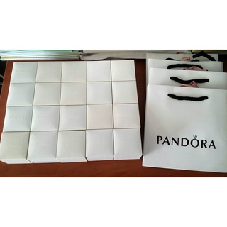潘朵拉 Pandora 紙袋 包裝盒 外盒 盒子 串珠 手錶盒 小白盒