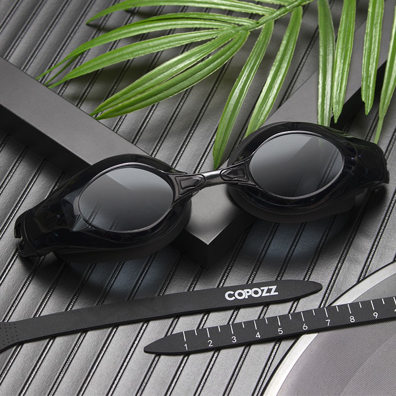 COPOZZ泳鏡高清防水防霧專業近視度數男女士大框電鍍游泳眼鏡裝備