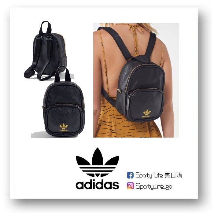 【SL美日購】Adidas Originals Mini 愛迪達 三葉草 迷你 皮革 後背包 鱷魚皮 金標 CK5083