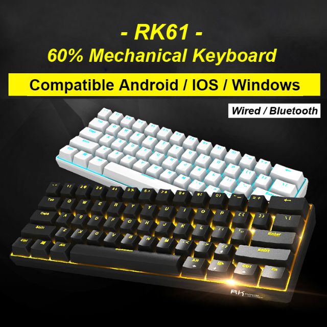 Royal Kludge Gaming RK61 cherry軸 藍芽機械式鍵盤 60%鍵盤 發光鍵盤 有需要請私訊