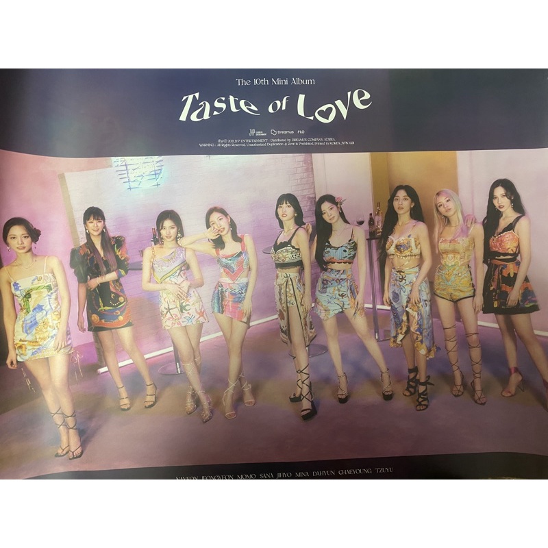 TWICE "Taste of Love”專輯海報Album Poster