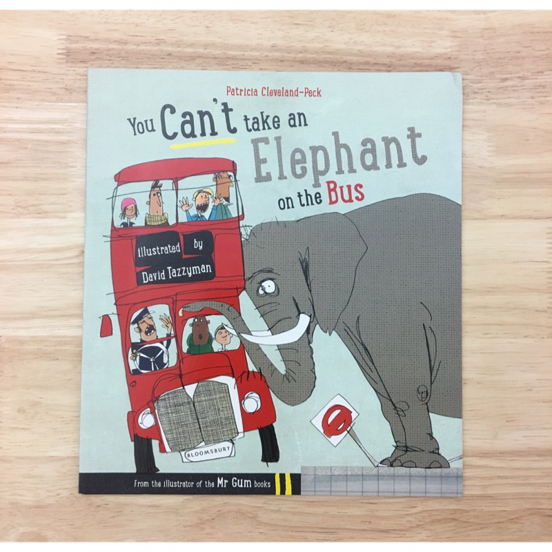 （全新現貨）you can't take an elephant on the bus 你絕不能帶大象上公車