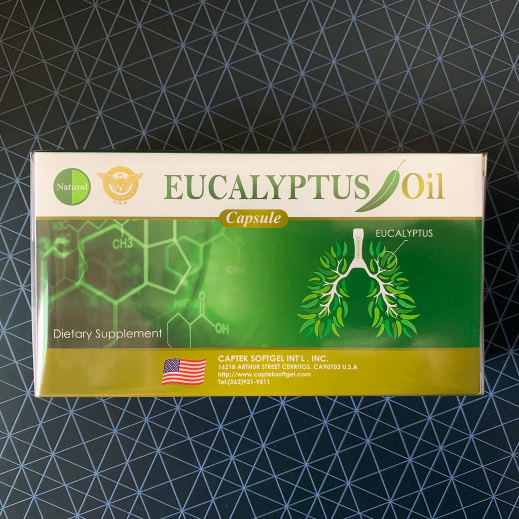 AAN~公司現貨 EUCALYPTUS 美國進口 天然尤加利 桉葉精軟膠囊 美國Natural-D (30顆/盒)