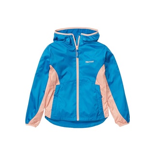 Marmot Trail Wind 女童款輕薄防潑水連帽風衣 探索戶外直營店 46910