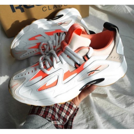 現貨Reebok DMX Series 1200 老爹鞋 白橘 WannaOne 聯名 韓國 DV9221