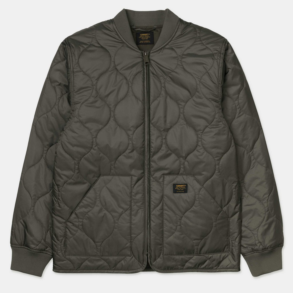 Carhartt WIP Volta Bomber Liner 外套 薄鋪棉 軍綠 內裡 夾克 軍裝 衍縫