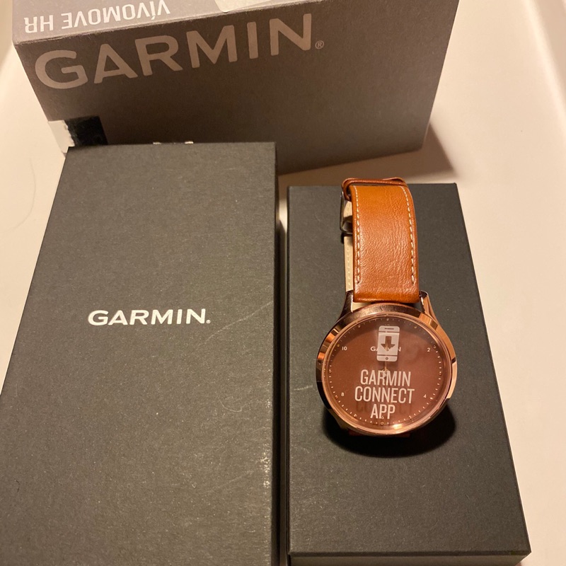 Garmin vivomove HR指針智慧穿戴（典雅款-玫瑰金）