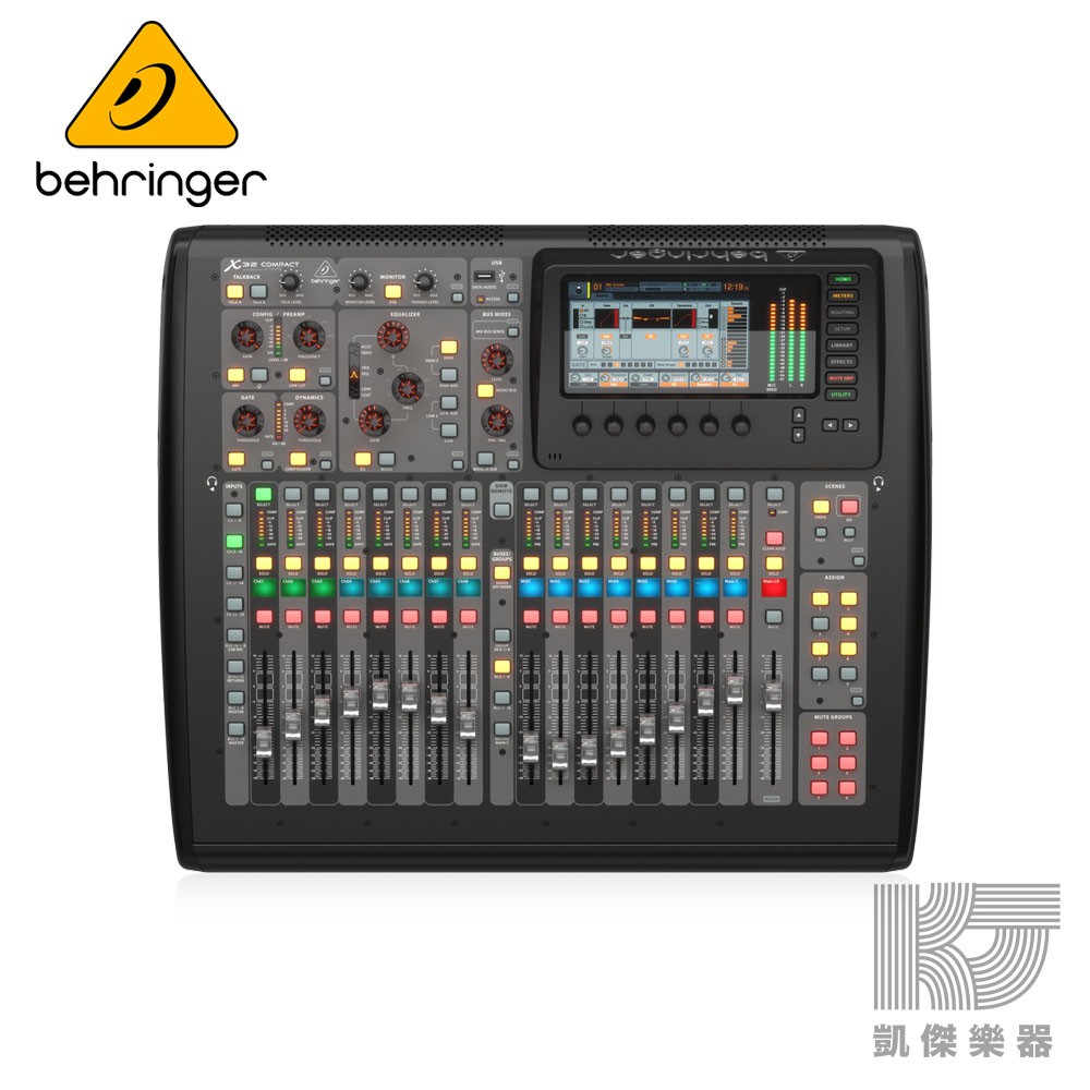 Behringer X32 Compact 32軌 數位混音器 全新公司貨【凱傑樂器】