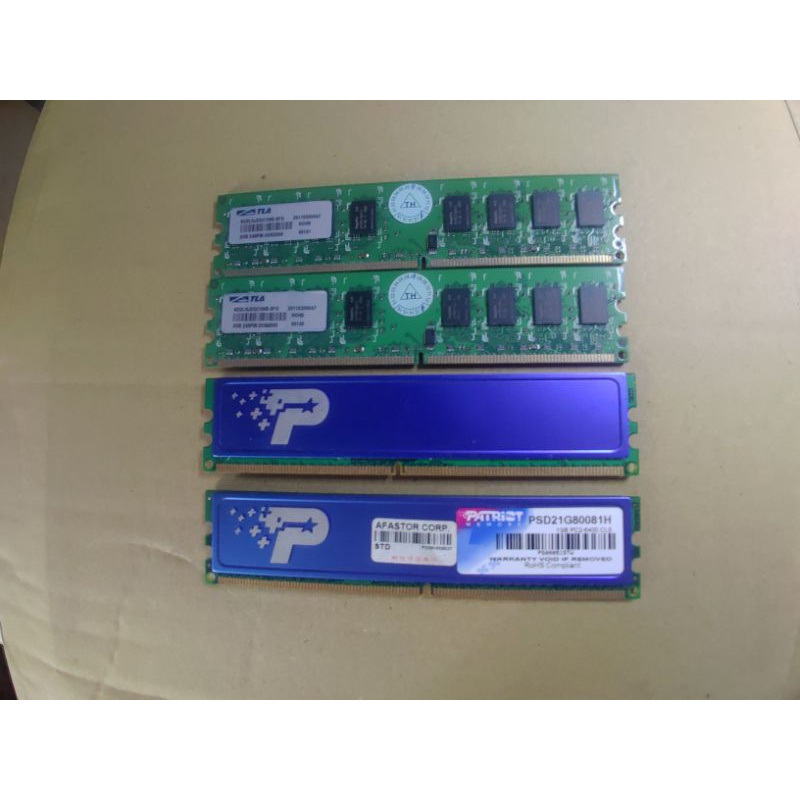 ATLA DDR2 800 2G X2   Patriot美商博帝 DDR2 800 1GB x2