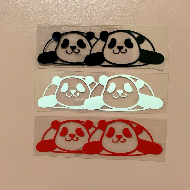 熊貓 (立體) 貼紙 機車 汽車 貼紙 防水貼紙 車身貼紙 造型貼紙 彩繪 牢固 高品質