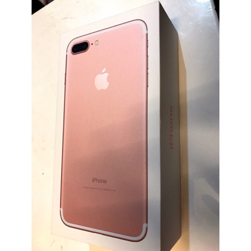 iPhone 7 plus 128g 玫瑰金盒裝