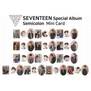 SEVENTEEN SEMICOLON ♡ minicard SPECIAL 分號 特別專輯 小卡 專卡 韓壓 韓版