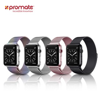 Promate Apple Watch 42/44mm 高質感金屬錶帶(Milous)