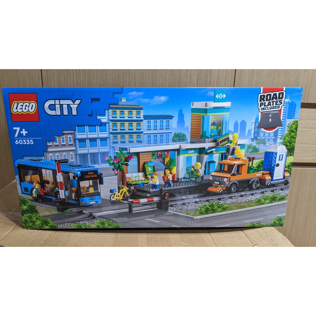 【大龍蝦先生🦞】不能寄超商 樂高 LEGO 60335 CITY 城市 火車站 公車站 平交道 雙北基隆可面交