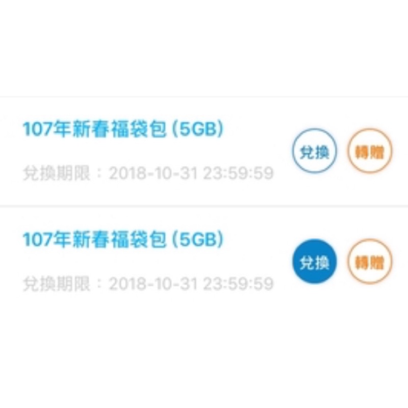 中華電信4G流量（5GB) only for 0911