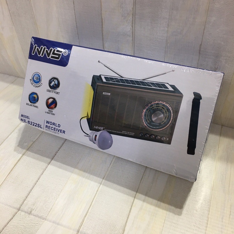 NNS NS-S222SL 附太陽能板 藍芽喇叭 藍芽音箱