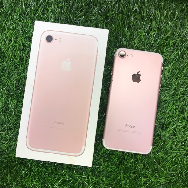 apple 蘋果 IPhone iphone 7 128g 玫瑰金 原裝 二手機福利機 無拆機過使用正常 店家保固3個月